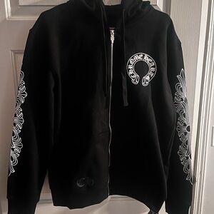 Black Zip-Up Sweater